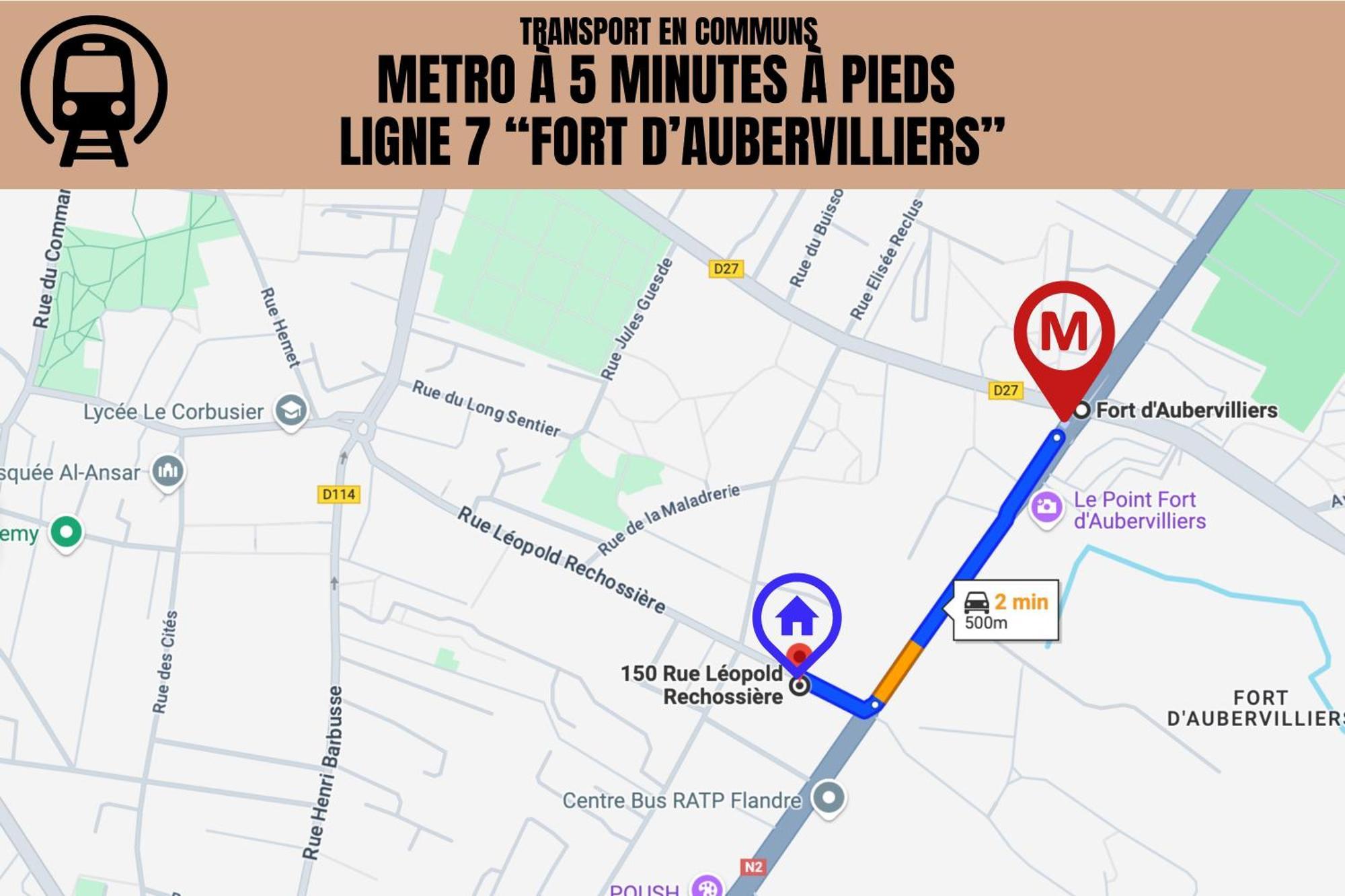 Le Michigan - 10Mn From Paris - Metro Ligne 7 Apartamento Aubervilliers Exterior foto